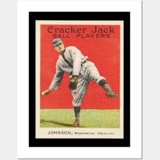 Walter Johnson 1915 Cracker Jack Posters and Art